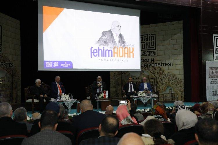 Fehim Adak Anma Programı 1